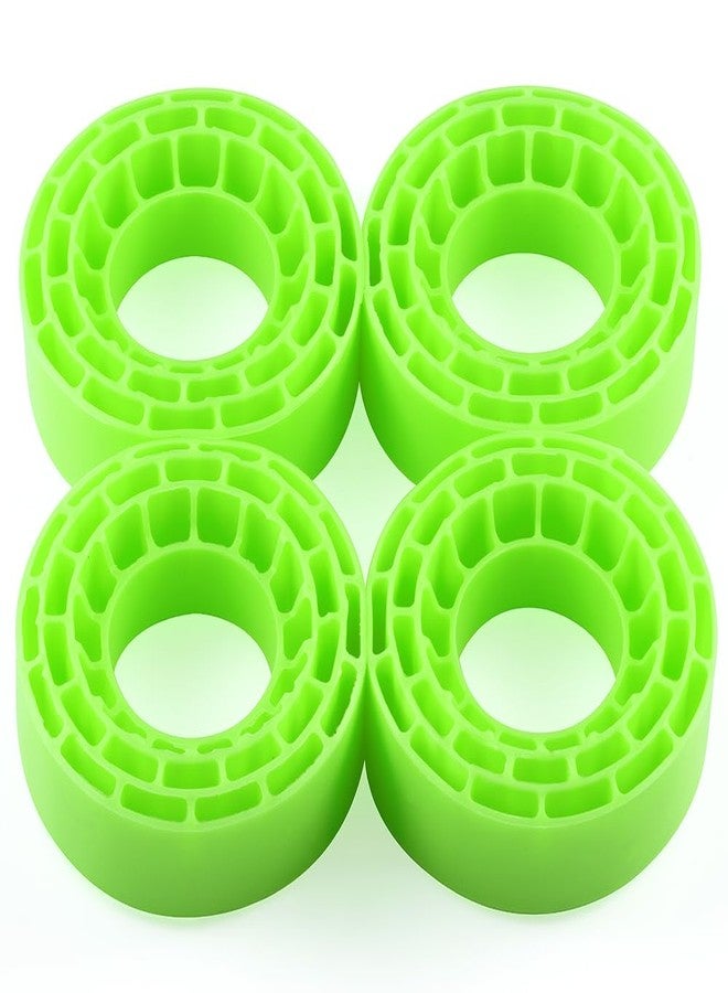 MOHERO 1.3" Tires Inserts 60mm 4Pcs Soft Silicone Rubber Inserts for 64-72mm 1.3" Tires (Green) - Image 1